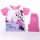 Minnie mouse girl's cotton summer ensemble - t-shirt-shorts set - pink - 80