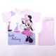 Minnie mouse girl cotton summer ensemble - t-shirt-shorts set - light pink - 92