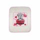 Minnie Mouse baby blanket for little girls - 110 x 140 cm - light pink