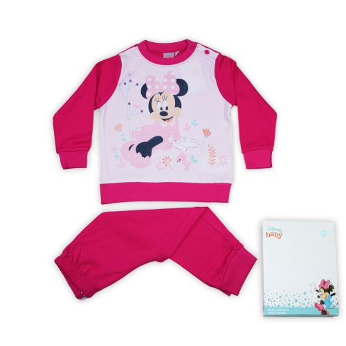 Winter thick cotton baby pajamas - Minnie mouse - pink - 92