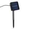 Waterproof solar LED garden lamp with an accessory that can be inserted into the ground