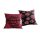 Naruto pillow, decorative pillow - 40x40 cm - red-black