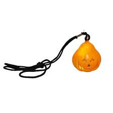 Pumpkin lantern that can be hung around the neck