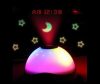 Star and moon projector clock lamp for children, projector clock table clock mood lamp