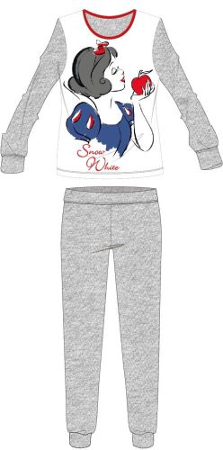 Cienka bawełniana pijama damska Disney Snow White – pijama jerseyowa – jasnoszara – L