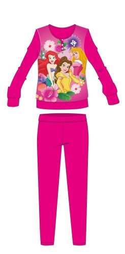 Disney Princess winter thick children's pajamas - cotton flannel pajamas - pink - 104