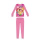 Disney Princesses winter thick children's pajamas - cotton flannel pajamas - dark pink - 104