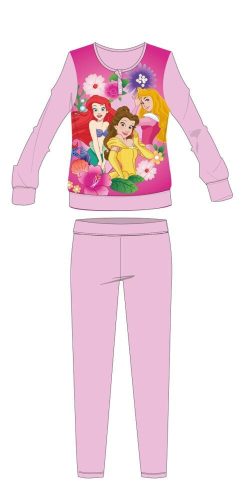 Disney Princesses winter thick children's pajamas - cotton flannel pajamas - light pink - 104