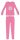 Bawełniana pijama flanelowa Disney Princesses - gruba zimowa pijama dziecięca - róża - 110