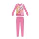 Zimowa bawełniana piżama dziecięca Disney Princesses - piżama interlock - róża - 104