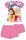 Letni bawełniany komplet Disney Princesses - komplet t-shirt-sorty - róży - 104