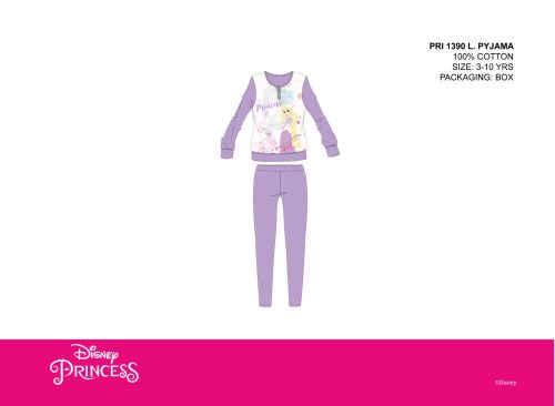 Disney Princesses thin cotton children's pajamas - jersey pajamas - purple - 110