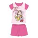 Disney Princesses summer short-sleeved children's pajamas - cotton jersey pajamas - dark pink - 110