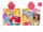 Ponczo dziecięce Księżniczki Disneya - z różowym dekoltem - 55x110