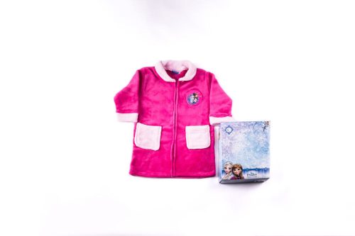 Children's robe - coral - Ice Magic - 122 - pink