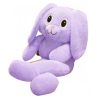 Pluszowy króliczek - króliczek z wysuwanimi uszami i nóżkami, fioletowymi, 30 cm