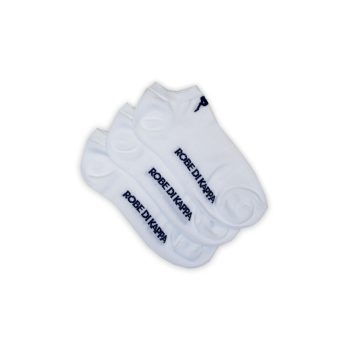 Kappa unisex mercerizált titokzokni - 3 pár/csomag - pamut titokzokni - fehér - 39-41   Kappa unisex mercerizált titokzokni - 3 pár/csomag - pamut titokzokni - fehér - 39-41