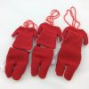 Christmas textile cutlery holder decoration (6 pieces)