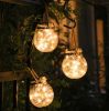 Hanging, solar-powered 30 LED garden lamp