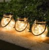 Hängende, solarbetriebene Gartenlampe mit 30 LEDs