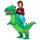 Aufblasbares Kinderkostüm Grüner T-Rex