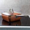 Royalty Line Copper Pan multifunctional square pan, oil fryer