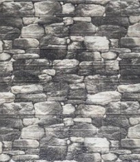 Brick effect wallpaper - gray