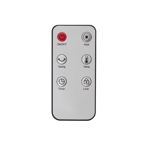 Home FK 54 álló elektromos kerámia fűtőtest, 1400W/2000W, oszcillálás, elektronikus termosztát, távirányító, fehér