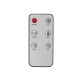 Home FK 54 álló elektromos kerámia fűtőtest, 1400W/2000W, oszcillálás, elektronikus termosztát, távirányító, fehér