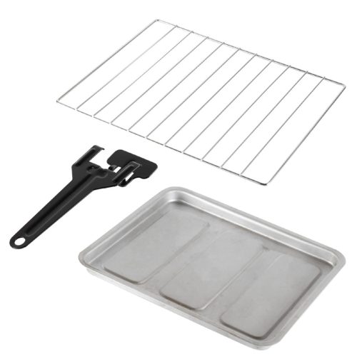 Home HG MS 10 mini sütő termosztáttal, teljesítmény 1050 W, 9 literes, max. 230 °C, dupla üvegezésű ajtó, fekete