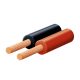 SAL KL 0,5-10X hangszóróvezeték, piros-fekete, 2C x (64 x 0,10 mm), 0,1 mm-es elemi szál, 10m