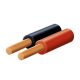 SAL KL 0,75 hangszóróvezeték, piros-fekete, 2 x 0,75 mm2, 0,1 mm elemi szál, 100 m/ tekercs