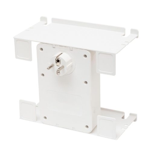 Home NV 4 USB tálcás USB-s elosztó, 4 földelt aljzat, 4 USB aljzat össz 2,4A, elforgatható csatlakozódugó, max.3680W
