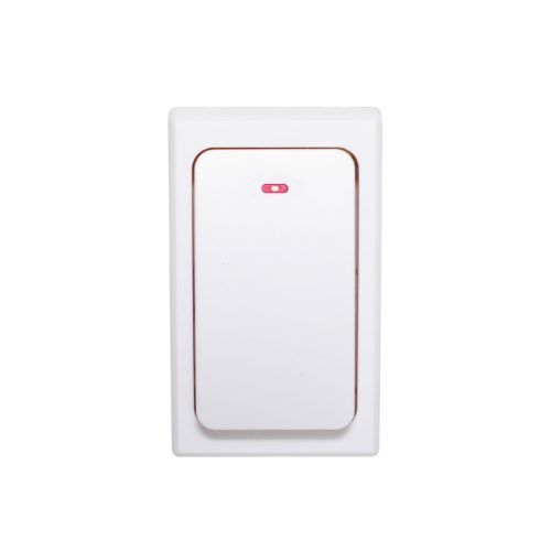 Home NVKP 01 elem nélküli távkapcsoló, csengők és hálózati kapcsolók bővítéséhez, 120 m hatótáv, víznek fokozottan ellenálló, kinetikus energia