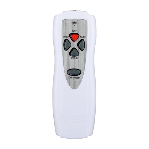 Home SFR 40 3D álló ventilátor, 60 W, 3 fokozat, 40 cm-es lapátátmérő, 3D-s oszcillálás, távirányító, átlátszó lapát, LED kijelző, fehér