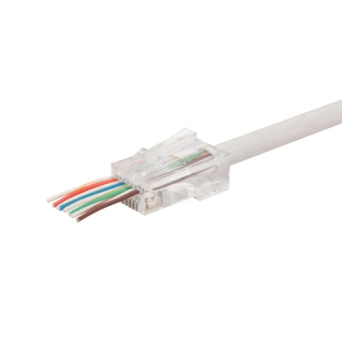 Home TS 51PRO átmenő dugó, 8P/8C (RJ 45), nyitott front, gyors szerelhetőség