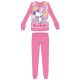 Snoopy long thin cotton children's pajamas - jersey pajamas - pink - 104