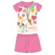 Snoopy short-sleeved summer cotton pajamas - children's jersey pajamas - pink - 104