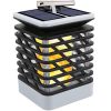 75 LED fire-effect hangable solar garden lamp