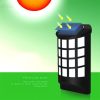 Solar wall lamp with cozy flame effect, decoration