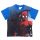 Spiderman boy short sleeve t-shirt - stretch cotton t-shirt - medium blue_116