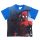 Spiderman boy short sleeve t-shirt - stretch cotton t-shirt - medium blue_98