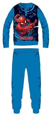 Pijamale din lănă Spiderman - pijamale groase de jănăra pentru copii - blaustru oçetre - 98