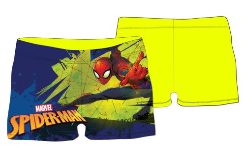 Spiderman boy bath boxer - uv yellow - 128