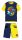 Spiderman cotton summer ensemble - t-shirt-shorts set - yellow-dark blue - 122