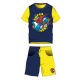 Spiderman cotton summer ensemble - T-shirt-shorts set - yellow-dark blue - 98