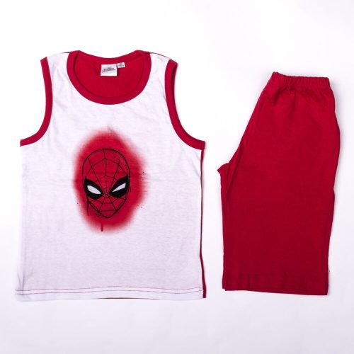 Ansamblu de vară din bumbac boy Spiderman - Set tricou-short - red - 98