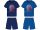 Spiderman cotton summer ensemble - T-shirt-shorts set - dark blue - 104