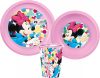 Disney Minnie tableware, plastic set