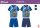 Stitch summer short-sleeved children's pajamas for boys - cotton pajamas - dark blue - 104